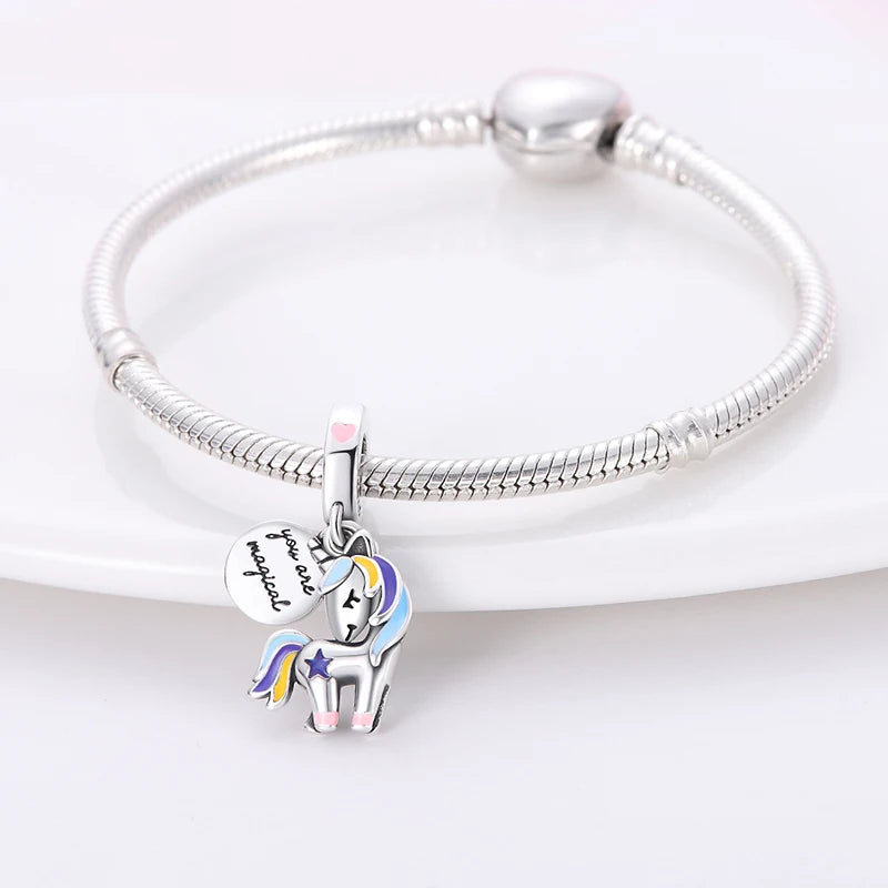 Fashion S925 Sterling Silver Ocean Collection , Fit Pandora Bracelet DIY and Pendant Woman Jewelry