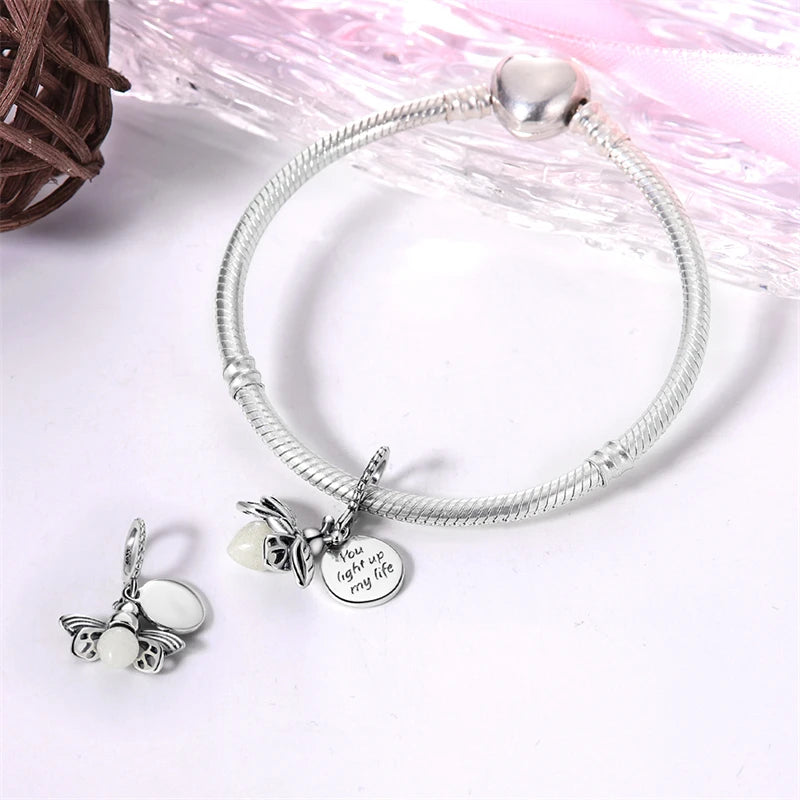 Fashion S925 Sterling Silver Ocean Collection , Fit Pandora Bracelet DIY and Pendant Woman Jewelry