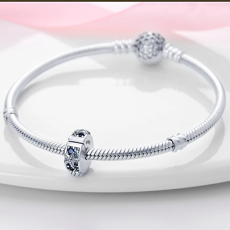 Fashion S925 Sterling Silver Ocean Collection , Fit Pandora Bracelet DIY and Pendant Woman Jewelry